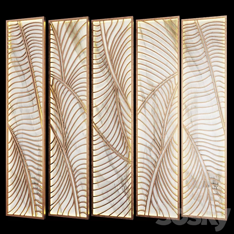 Decorative partition 3D Model