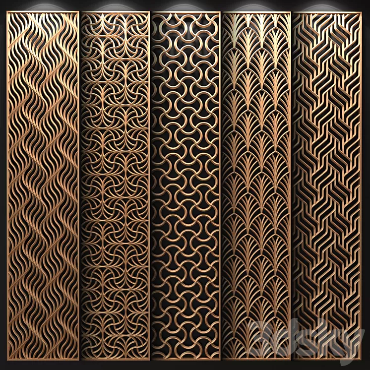 Decorative partition 3D Model