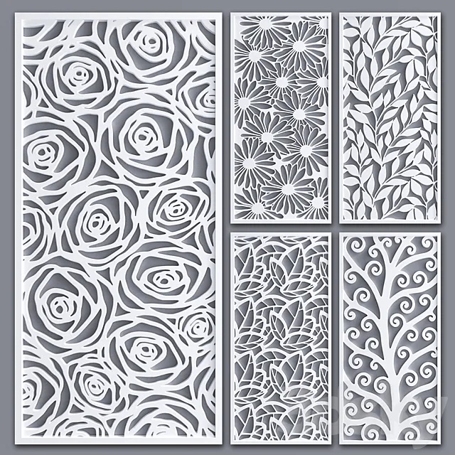 Decorative partition 3DModel Decorative partition 3DModel