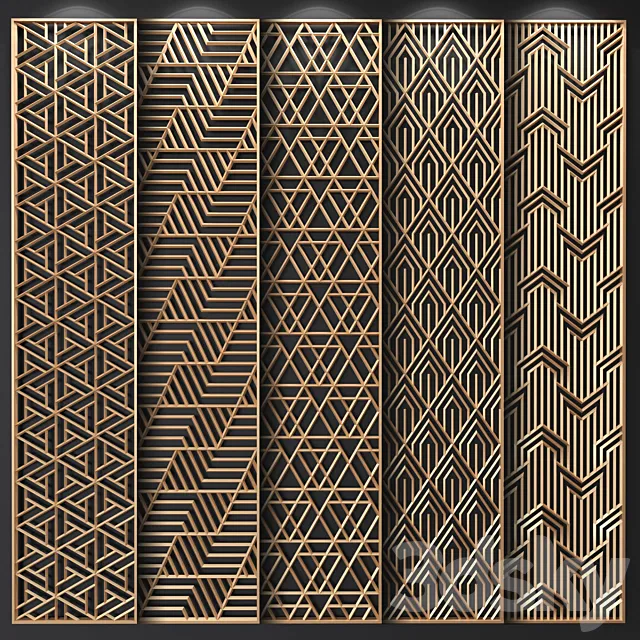 Decorative partition 3DModel Decorative partition 3DModel