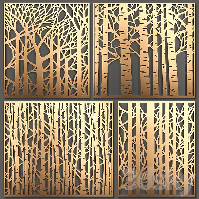 Decorative partition 3DModel Decorative partition 3DModel