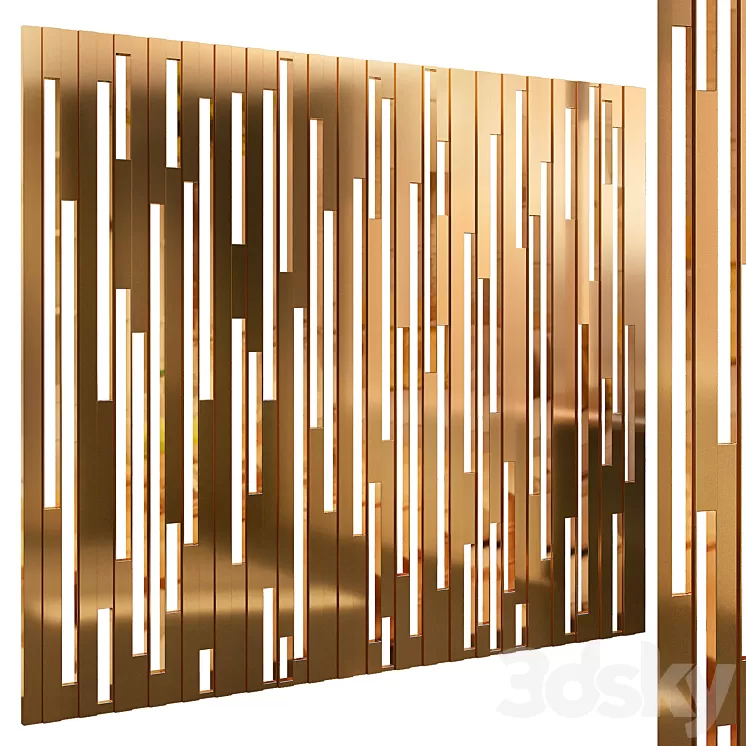 Decorative partition 50 3D Model Decorative partition 50 3D Model