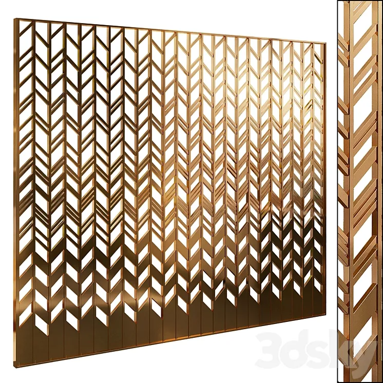 Decorative partition 68 3D Model Free Download