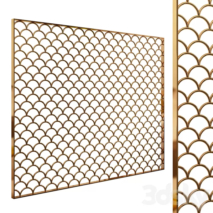 Decorative partition 92 3D Model Free Download