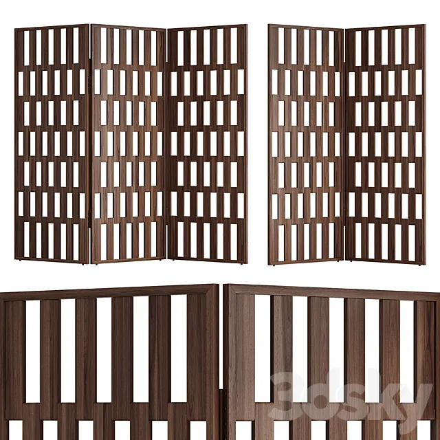 Decorative partition Hilton 2_3 from Porada 3D Model Decorative partition Hilton 2_3 from Porada 3D Model