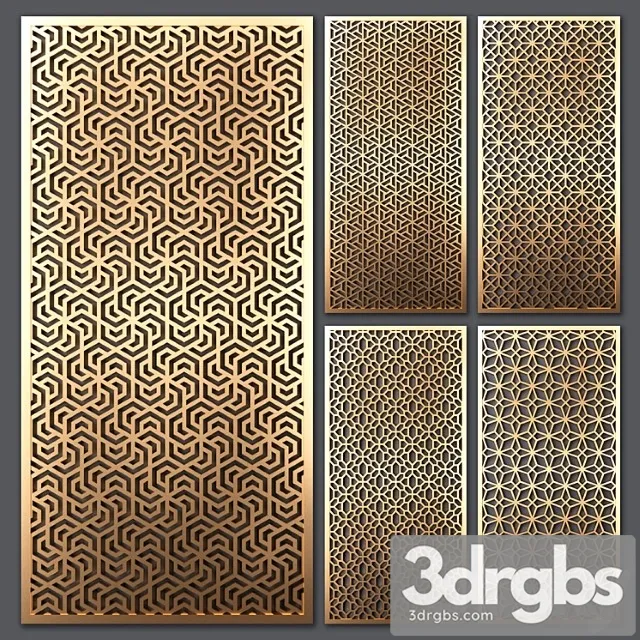 Decorative partition_222_3 3D Model Download Decorative partition_222_3 3D Model Download