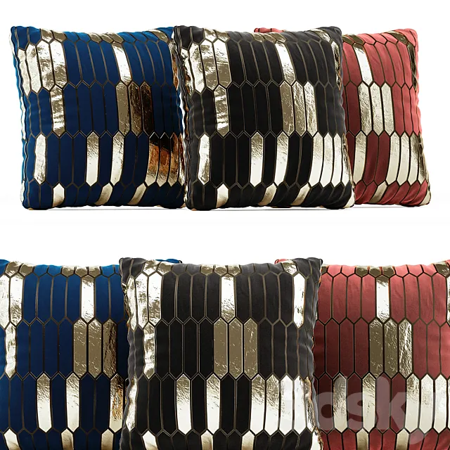 Decorative Pillow # 13 3D Model Decorative Pillow # 13 3D Model