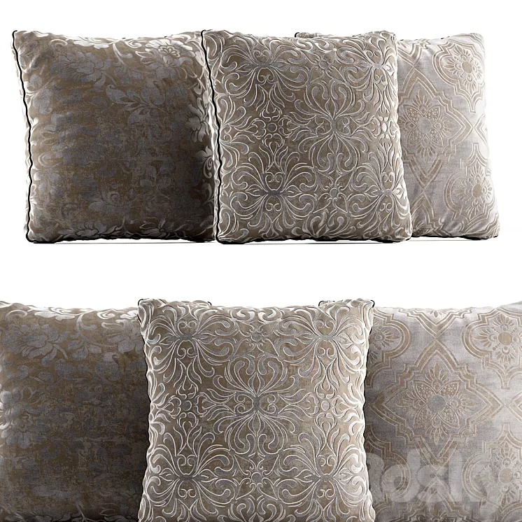 Decorative Pillow # 18 3D Model Decorative Pillow # 18 3D Model