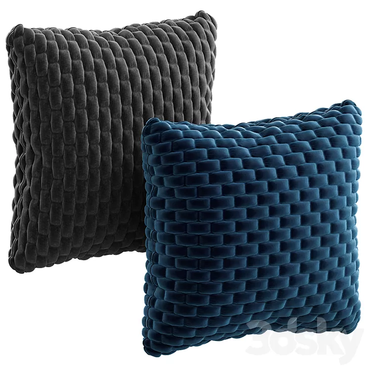 Decorative Pillow ?63 3D Model Decorative Pillow ?63 3D Model