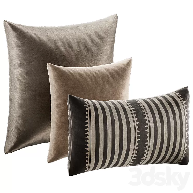 Decorative Pillow №33 3D Model Decorative Pillow №33 3D Model