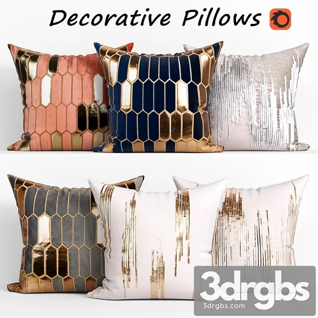 Decorative Pillow Set 179 Lapin 3D Model Download Decorative Pillow Set 179 Lapin 3D Model Download