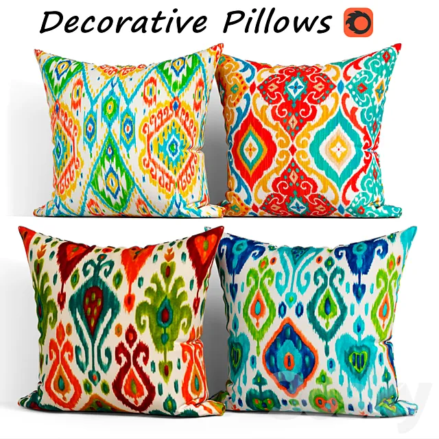 Decorative Pillow set 286 Etsy Two OUTDOOR 3DModel Decorative Pillow set 286 Etsy Two OUTDOOR 3DModel