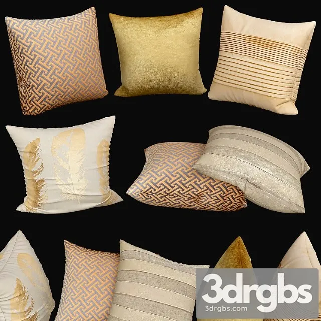 Decorative Pillows 026 3D Model Download Decorative Pillows 026 3D Model Download