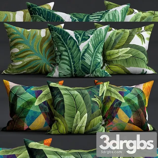 Decorative pillows 15 3D Model Download Decorative pillows 15 3D Model Download
