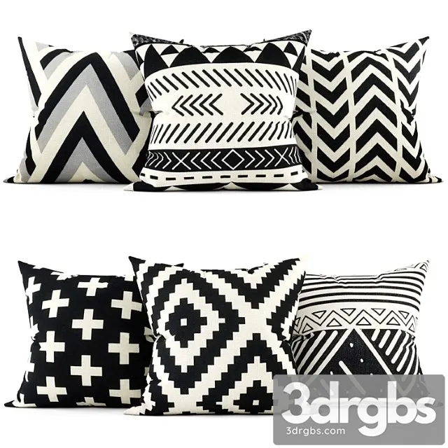 Decorative pillows 3 3D Model Download Decorative pillows 3 3D Model Download