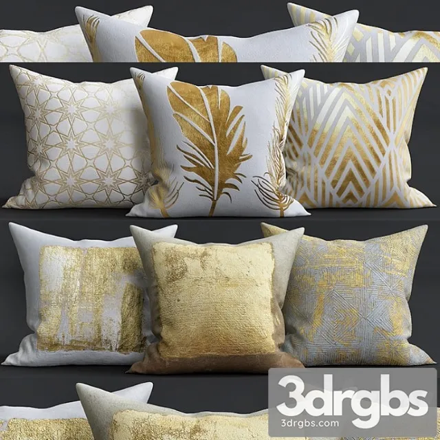 Decorative pillows 31 3D Model Download Decorative pillows 31 3D Model Download