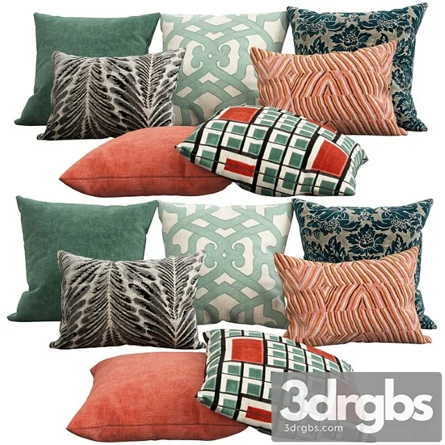 Decorative pillows 35 3D Model Download Decorative pillows 35 3D Model Download