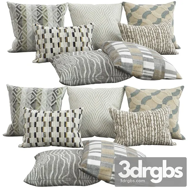 Decorative pillows 38 3D Model Download Decorative pillows 38 3D Model Download