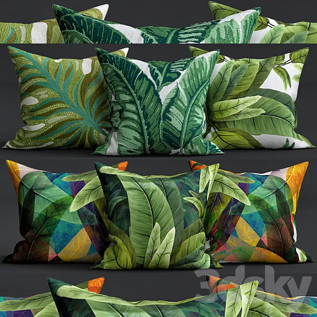 Decorative Pillows 3DModel Decorative Pillows 3DModel