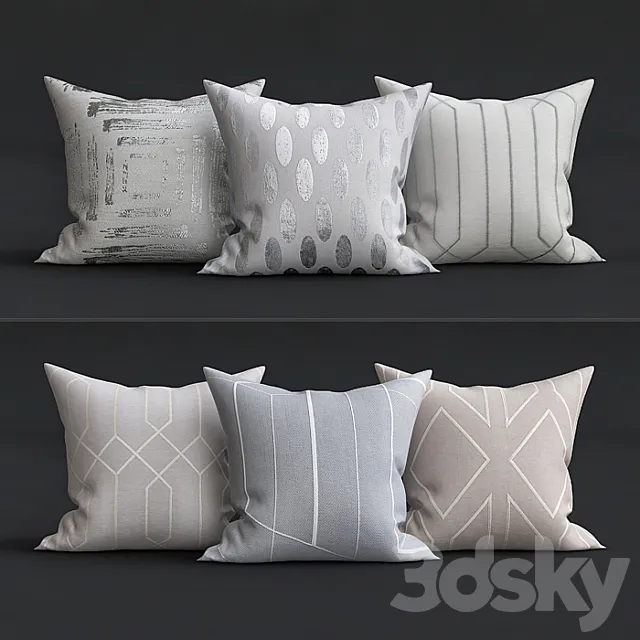 Decorative Pillows 3DModel Decorative Pillows 3DModel