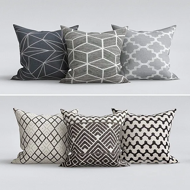 Decorative Pillows 3DModel Decorative Pillows 3DModel