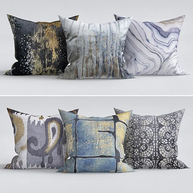 Decorative Pillows 3DModel Decorative Pillows 3DModel