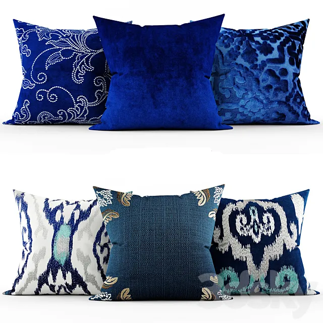 Decorative pillows 3DModel Decorative pillows 3DModel