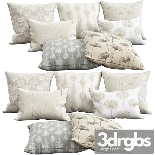 Decorative Pillows 76 1 3D Model Download Decorative Pillows 76 1 3D Model Download