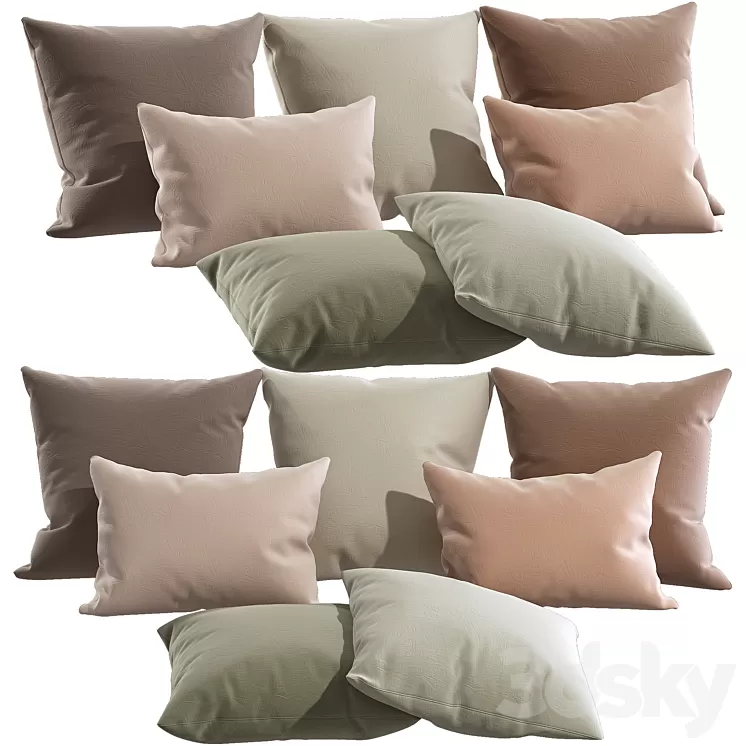 Decorative pillows 86 3D Model Decorative pillows 86 3D Model