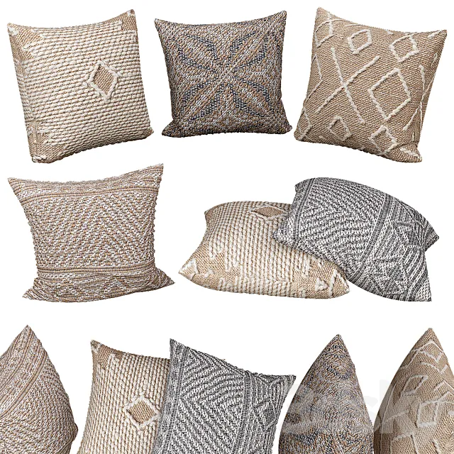 Decorative pillows | No. 058 3D Model Decorative pillows | No. 058 3D Model