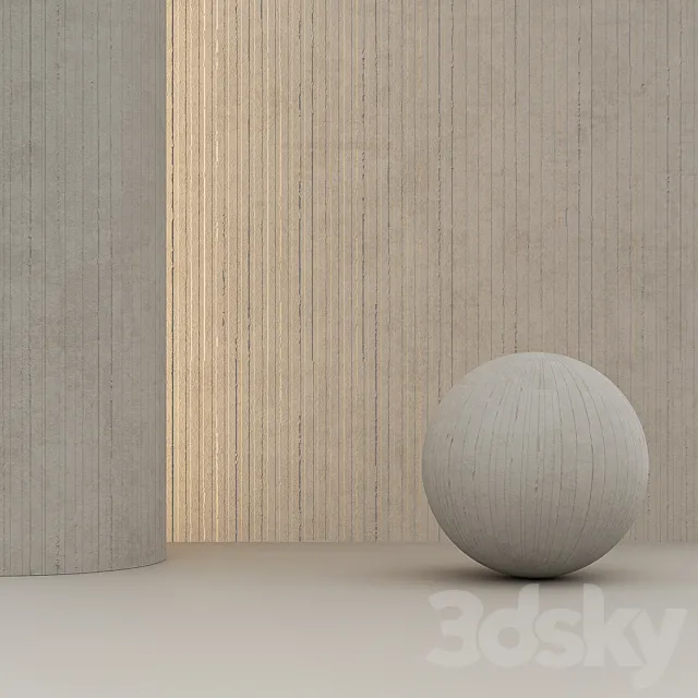 Decorative plaster 06 3D Model