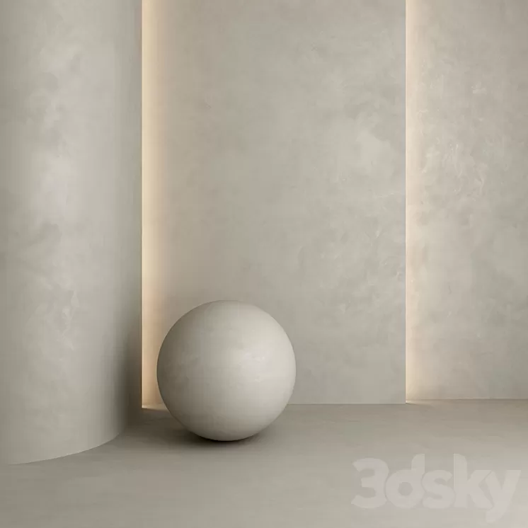 Decorative plaster 10A 3D Model Decorative plaster 10A 3D Model
