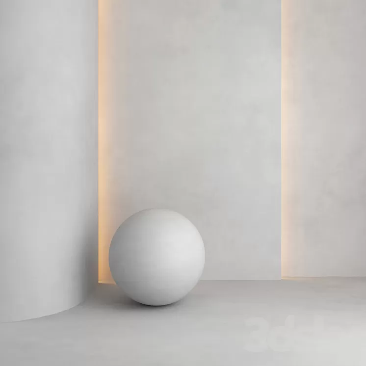 Decorative plaster 12A 3D Model Decorative plaster 12A 3D Model