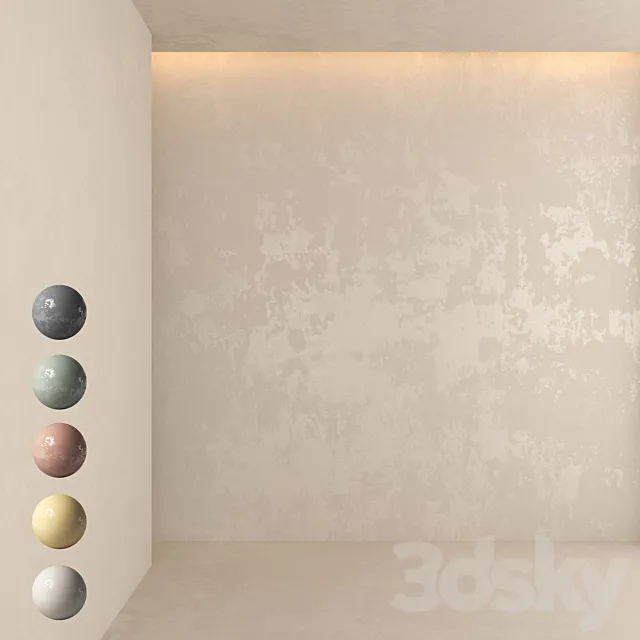 Decorative plaster 2 3D Model