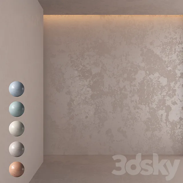 Decorative plaster 3 3D Model