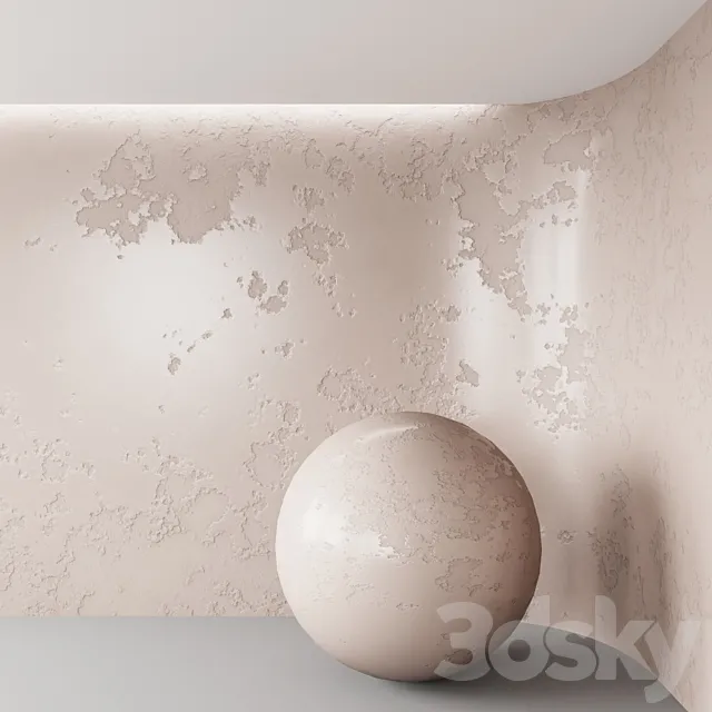Decorative plaster 3D Model