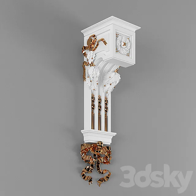 decorative plaster 3D Model decorative plaster 3D Model