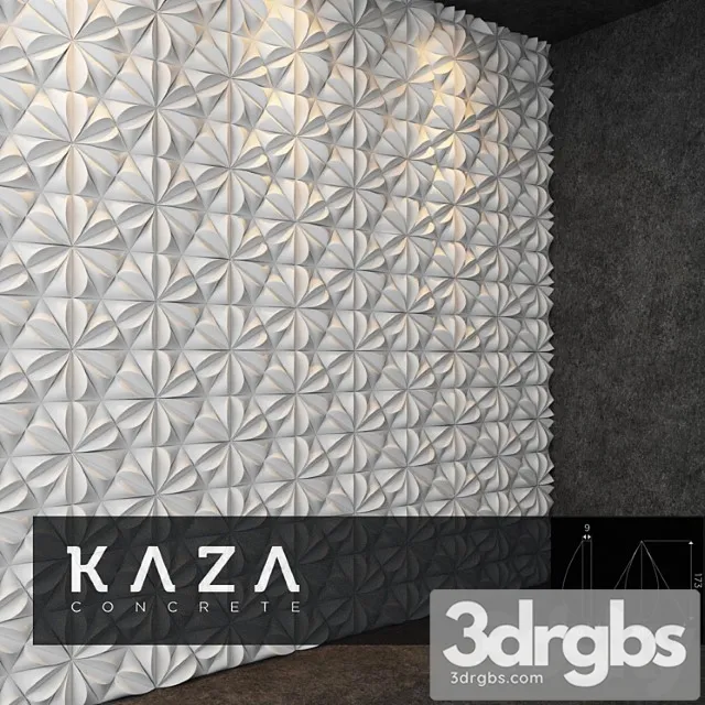 Decorative plaster 3d panel kaza concrete seed 3D Model Download Decorative plaster 3d panel kaza concrete seed 3D Model Download