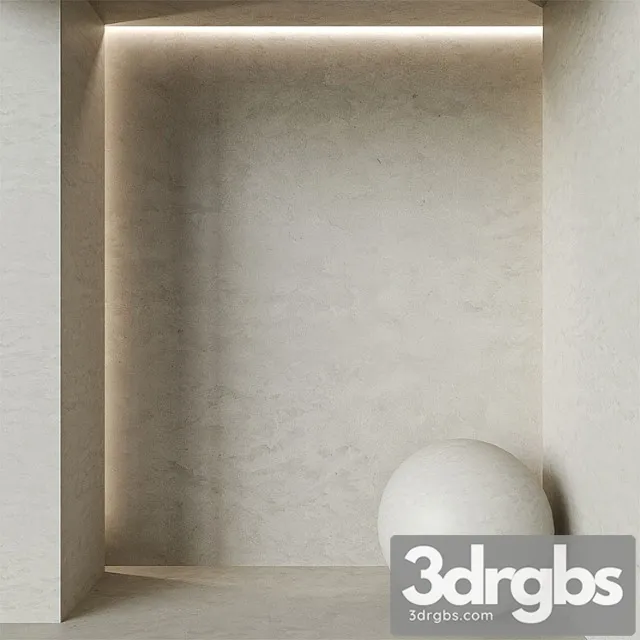 Decorative Plaster 49 3D Model Download