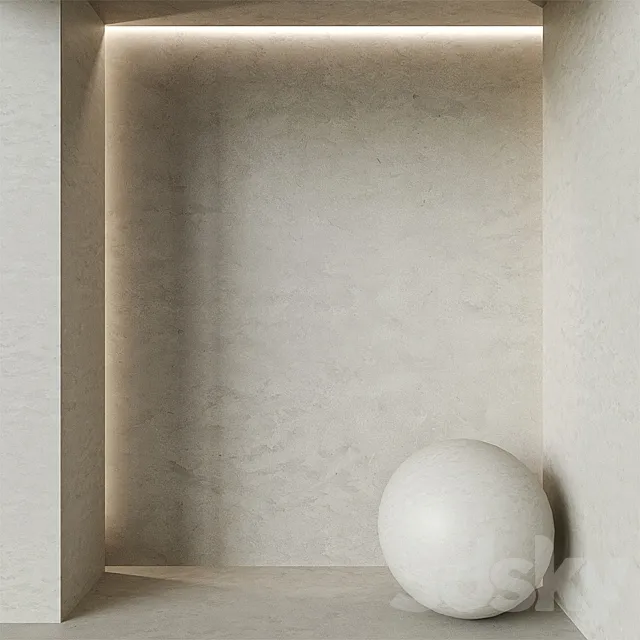 Decorative Plaster # 49 3D Model