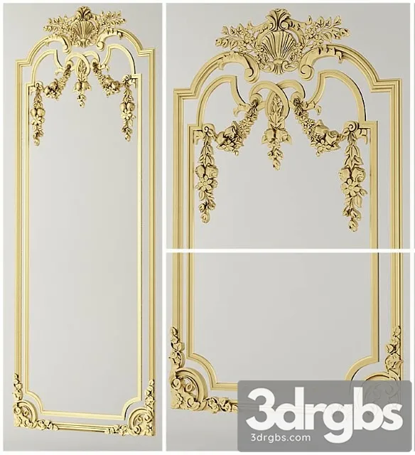 Decorative plaster Adorner de10 3D Model Download Decorative plaster Adorner de10 3D Model Download