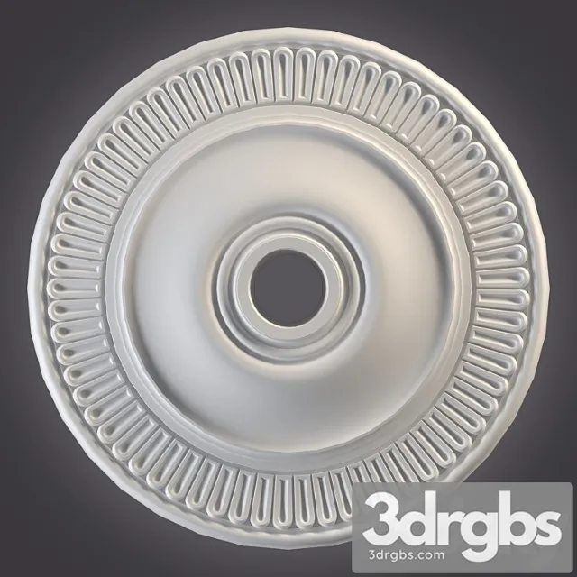Decorative plaster Ceiling outlet_1 3D Model Download Decorative plaster Ceiling outlet_1 3D Model Download