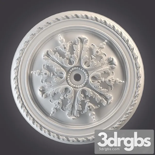Decorative plaster Ceiling outlet_3 3D Model Download Decorative plaster Ceiling outlet_3 3D Model Download