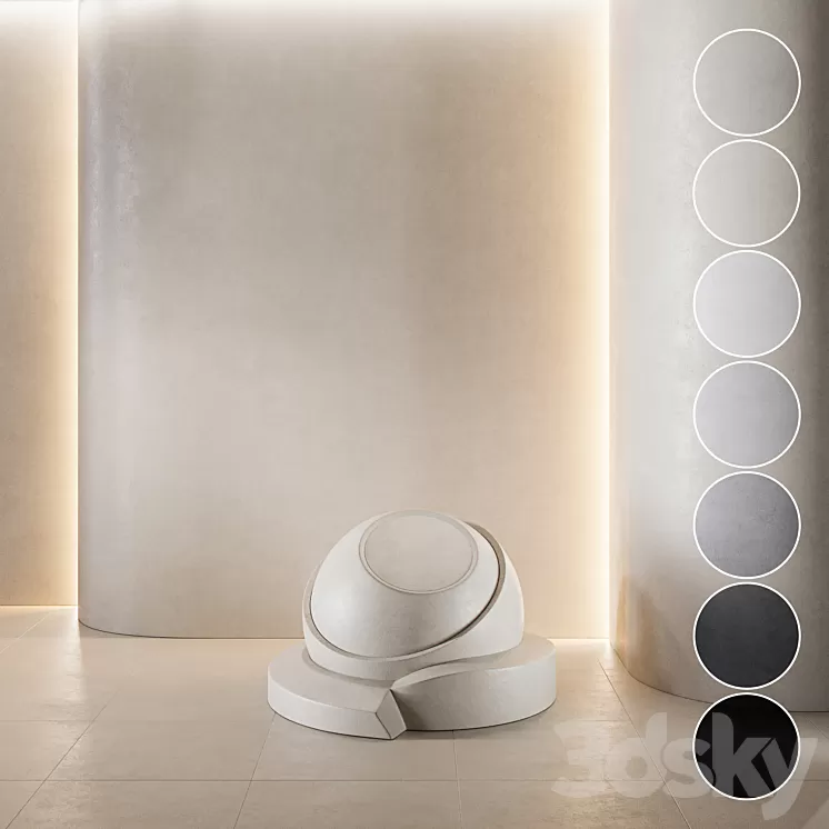 decorative plaster | Concrete set (seamless) | 07 3D Model Free Download decorative plaster | Concrete set (seamless) | 07 3D Model Free Download