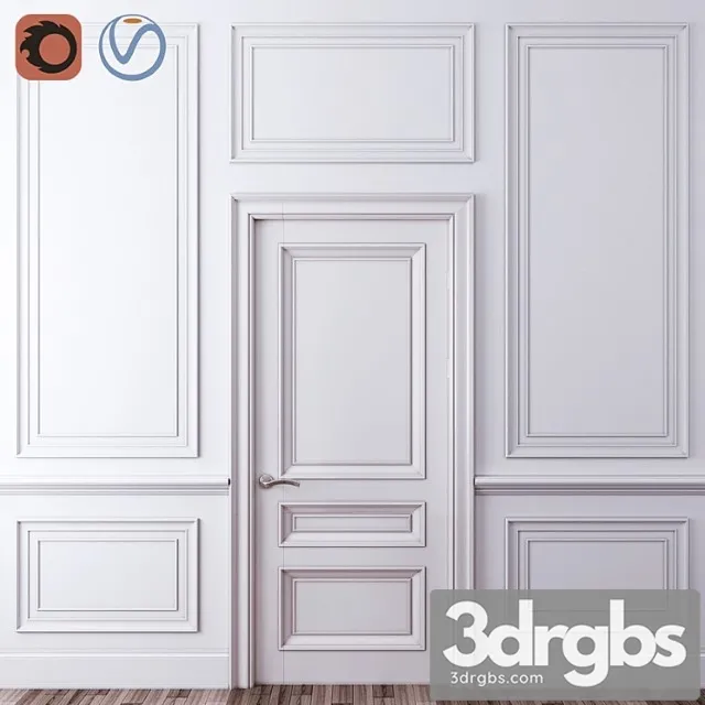 Decorative plaster Decorative molding 04 3D Model Download Decorative plaster Decorative molding 04 3D Model Download