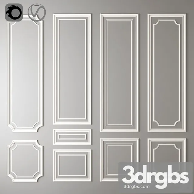 Decorative plaster Decorative molding 09_2 3D Model Download Decorative plaster Decorative molding 09_2 3D Model Download