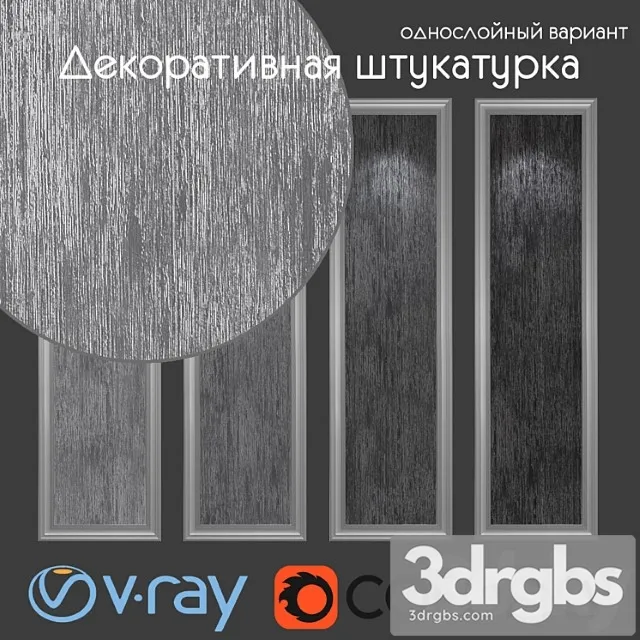 Decorative Plaster One Layer Variant 201 3D Model Download Decorative Plaster One Layer Variant 201 3D Model Download