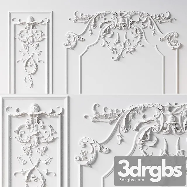 Decorative plaster Plasters 3D Model Download Decorative plaster Plasters 3D Model Download