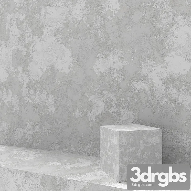 Decorative plaster. shelk 3D Model Download