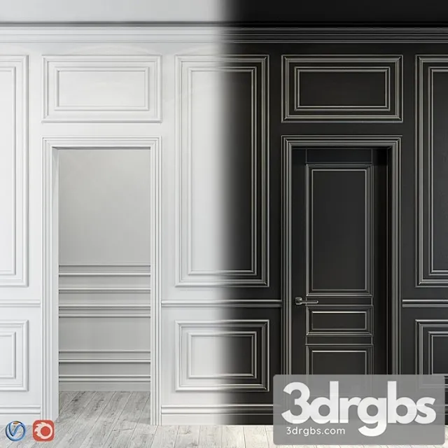 Decorative plaster Stucco molding for walls 2 3D Model Download Decorative plaster Stucco molding for walls 2 3D Model Download